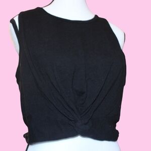 SO Black Knot Front Tank Top